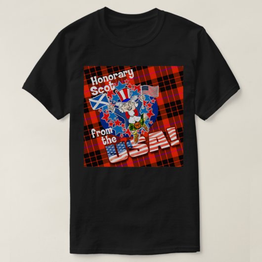 米国の名誉スコット Tシャツ (デザイン正面)