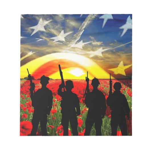 米国の名誉 ノートパッド (正面)