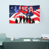 米国の名誉 横断幕 (トレードショー)