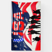 米国の名誉 横断幕 (縦)