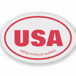 米国の国コード透明な楕円形ビニールのシール シール