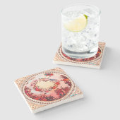 米国の国会議事堂の円形建築のドームの石のコースター ストーンコースター (横)