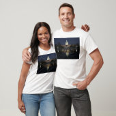 米国の国会議事堂の建物夜 Tシャツ (ユニセックス)