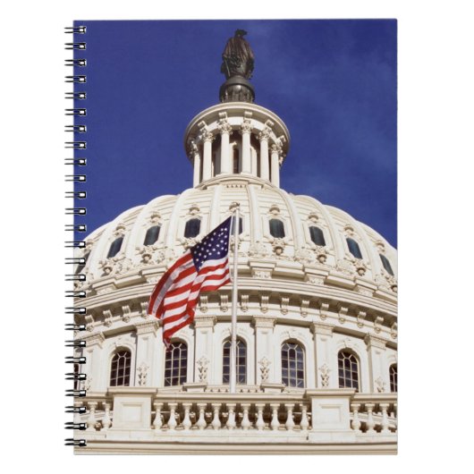 米国の国会議事堂の建物、Washington D.C. ノートブック (正面)