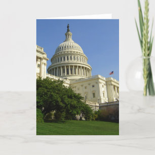 米国の国会議事堂のWashington D.C.の挨拶状 カード