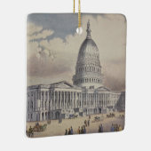 米国の国会議事堂のWashinton DC セラミックオーナメント (右)
