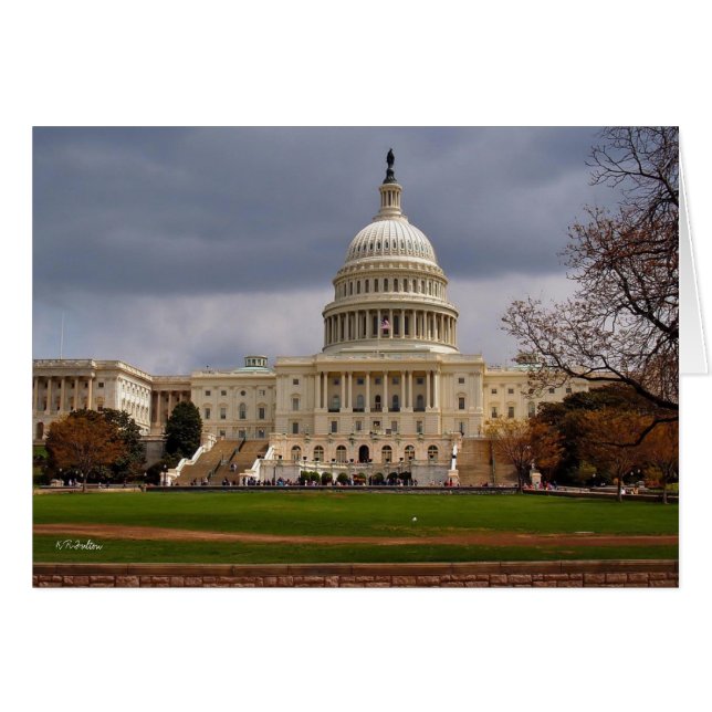 米国の国会議事堂 (正面横)