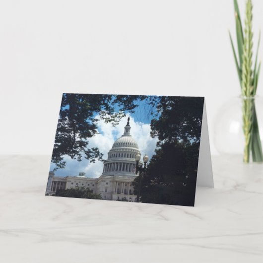 米国の国会議事堂 カード (正面)