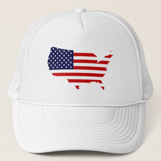 米国の国及び旗の帽子 キャップ (正面)