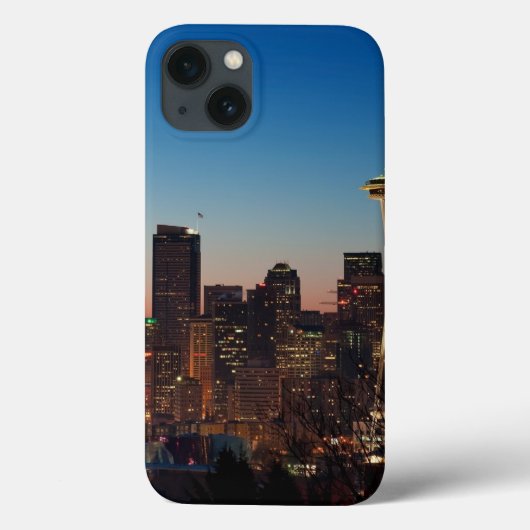 米国の国旗が月の間を飛んでいる Case-Mate iPhoneケース (裏面)