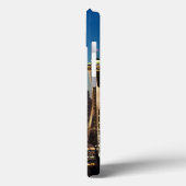 米国の国旗が月の間を飛んでいる Case-Mate iPhoneケース (裏面 / 左)