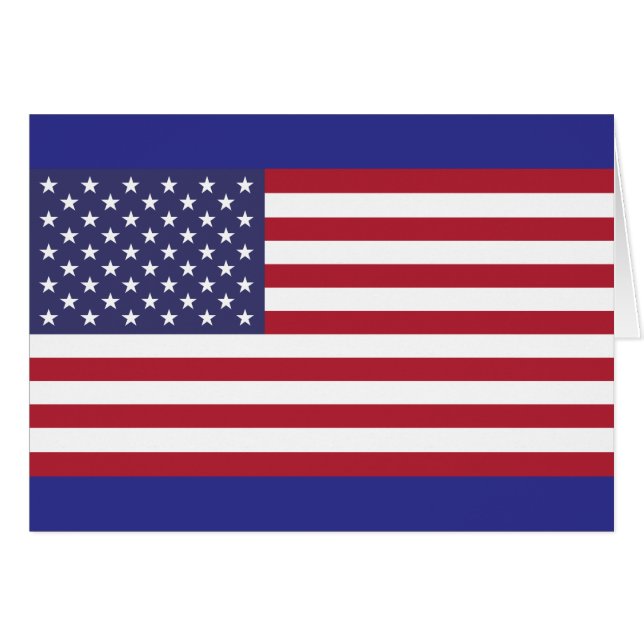 米国の国旗 (正面横)