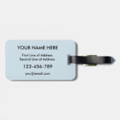 米国の地図の州の旗のモザイク荷物のラベルのテンプレート ラゲッジタグ (裏面横)