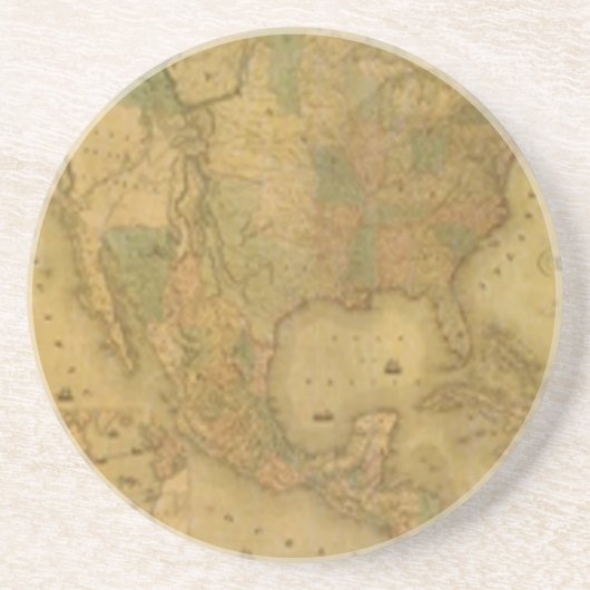 米国の地図コースター コースター (正面)