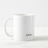 米国の地図マグカップ コーヒーマグカップ (左)