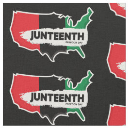 米国の地図第10自由の日 ファブリック