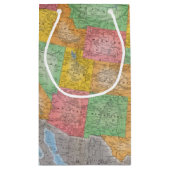 米国の地図3 スモールペーパーバッグ (裏面)