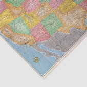 米国の地図3 薄葉紙 (詳細)