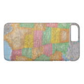 米国の地図3 Case-Mate iPhoneケース (裏面(横))