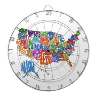米国の地図 ダーツボード