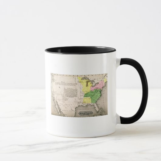 米国の地図 マグカップ (右)