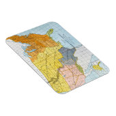 米国の地図, 1776-1884 マグネット (右側)