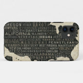米国の地図 Case-Mate iPhoneケース (裏面(横))