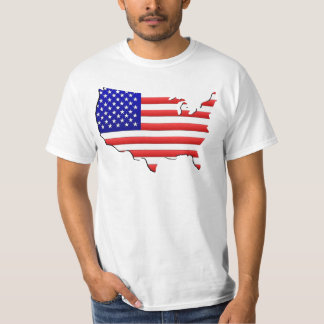 米国の地図 Tシャツ