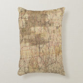 米国の地理的な調査2の1878進歩の地図 アクセントクッション (正面(垂直))