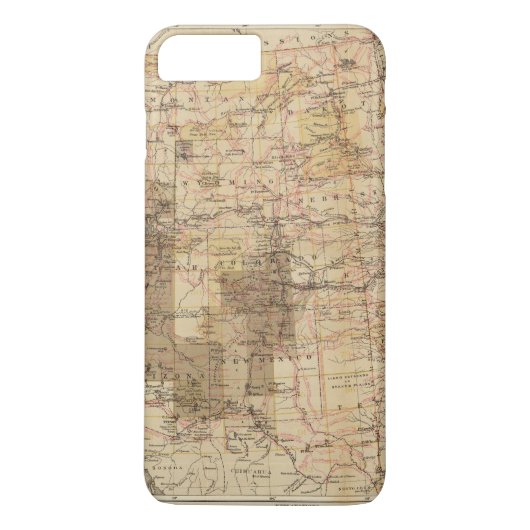 米国の地理的な調査2の1878進歩の地図 Case-Mate iPhoneケース (裏面)