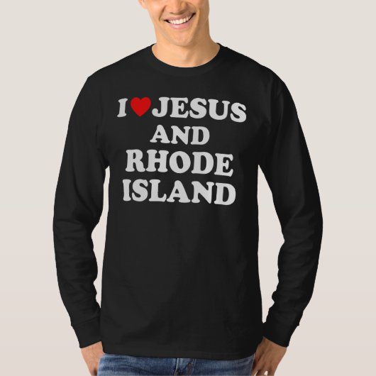 米国の地誇りを持った図クリスチャンIはイエスを愛し、ロードは Tシャツ (正面)