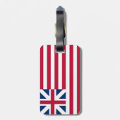 米国の壮大な連合およびベニスの旗の荷物は付きます ラゲッジタグ (裏面縦)