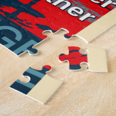 米国の変化:強い団結デザイン ジグソーパズル (側面)