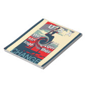 米国の変化:強い団結デザイン ノートパッド (回転)