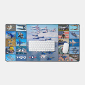 米国の大気デモチーム デスクマット (キーボード&マウス)