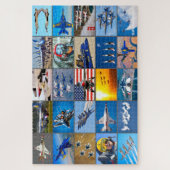 米国の大気デモチーム「モンタージュ」 ジグソーパズル (縦)