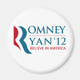 米国の大統領およびVPのためのRomney/ライアン2012年 マグネット