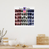 米国の大統領ホワイトC/566 ポスター (キッチン)