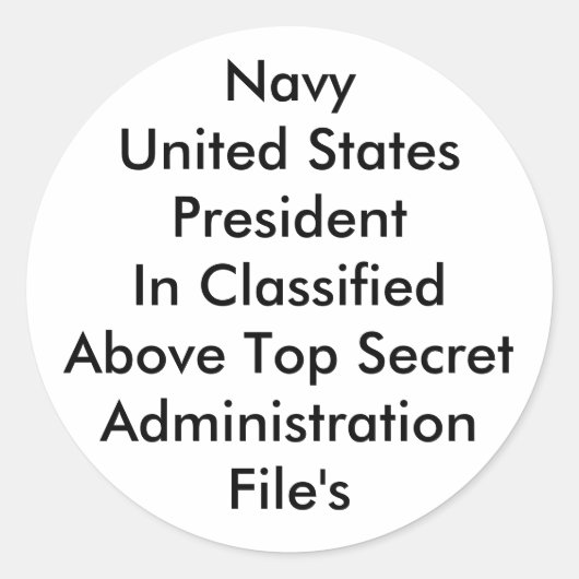 米国の大統領 ラウンドシール (正面)