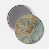 米国の天気図 マグネット (正面/裏面)