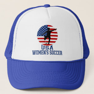 米国の女性のサッカー キャップ