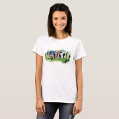 米国の女性のサッカー Tシャツ (正面フル)
