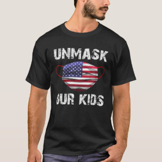 米国の子どもたちアメリカ合衆国をマスク解除 Tシャツ