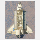 米国の宇宙シャトルの努力 フリースブランケット (正面)