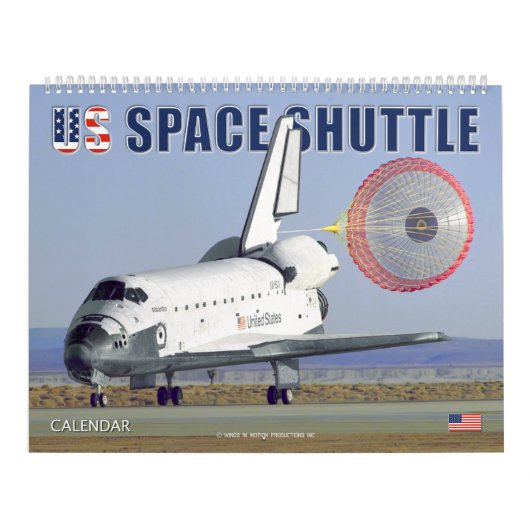米国の宇宙シャトル カレンダー (カバー)