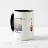 米国の密造酒の作成 マグカップ (正面左)