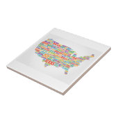 米国の州と都市 タイル (側面)