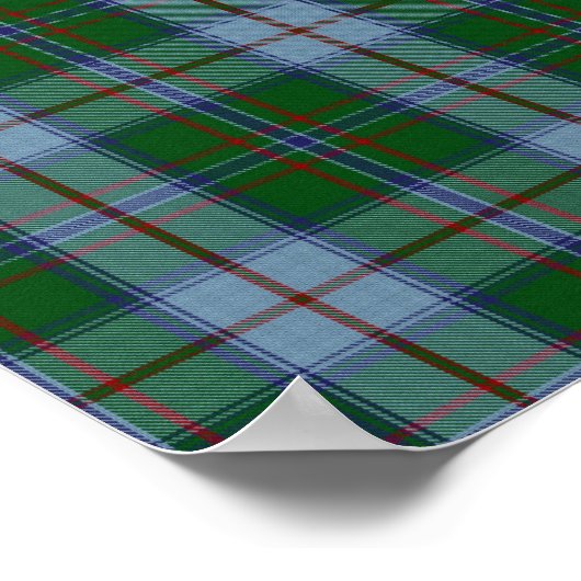 米国の州タータンチェック- Maine – デジタルダウンロード ポスター (角)