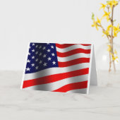 米国の市民になることのお祝い カード (黄色い花)