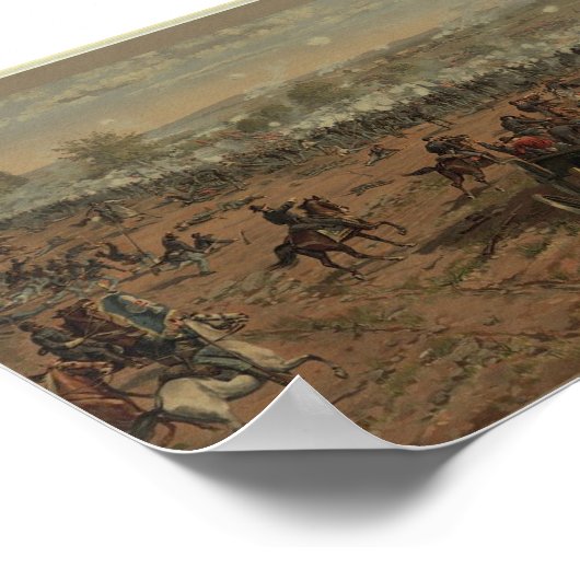 米国の市民：ゲチスバーグの戦い ポスター (角)